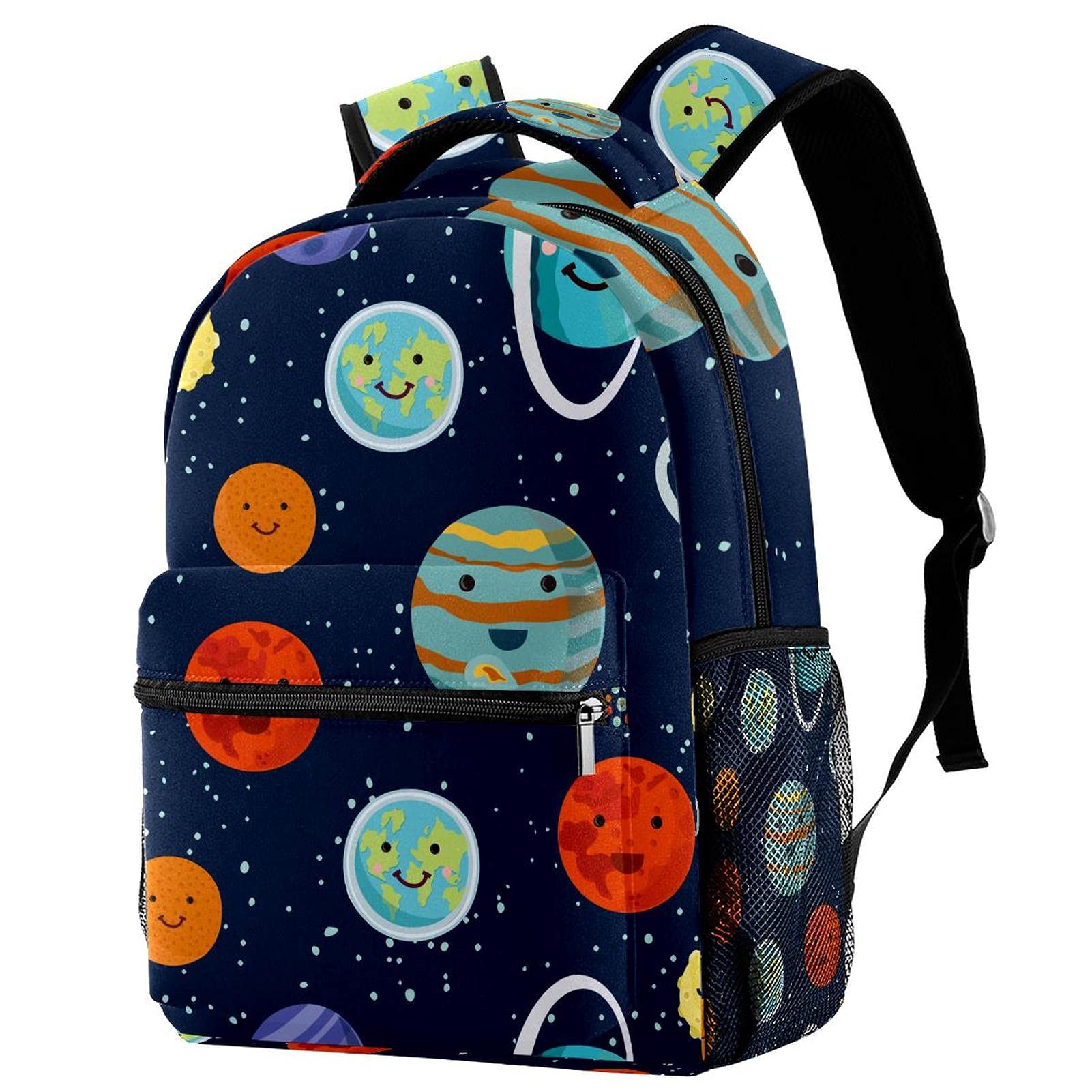 Sac à dos école primaire imprimé planète univers pour fille et garçon