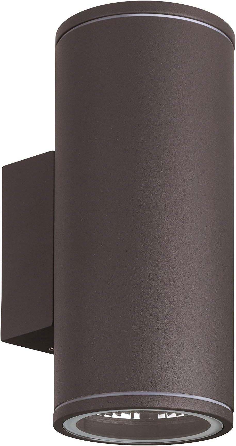 Up & Down Light GU10 Outdoor Wall Light Aluminium Anthracite Double Flow for LED and Halogen Bulbs