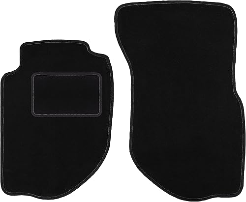 Wielganizator Alfombrillas Delanteras de Coche, Color Negro, aptas para: Volvo 9