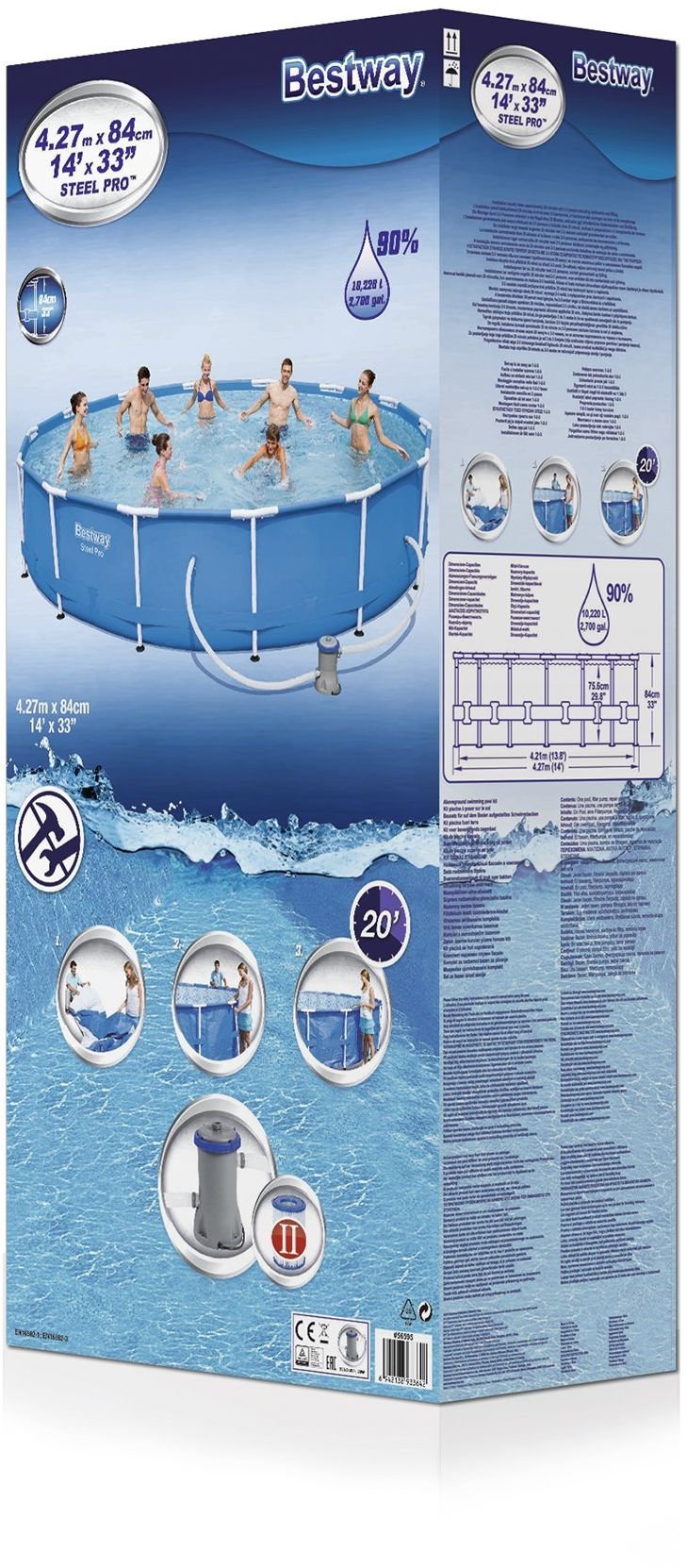 Bestway Piscina Steel PRO Max CM. 427X84