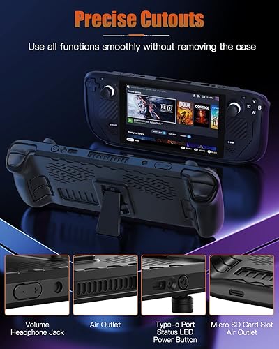 Vista 5 de TiMOVO Funda protectora para cubierta de vapor, funda protectora de poliuretano termoplástico duradero, juego de funda protectora antiarañazos