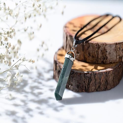 Miniatura 5 de SUBYATH Colgantes de cristal, collar con dije, joyería de cristal, collar espiritual, collares de piedra, joyería de piedras preciosas, regalos de