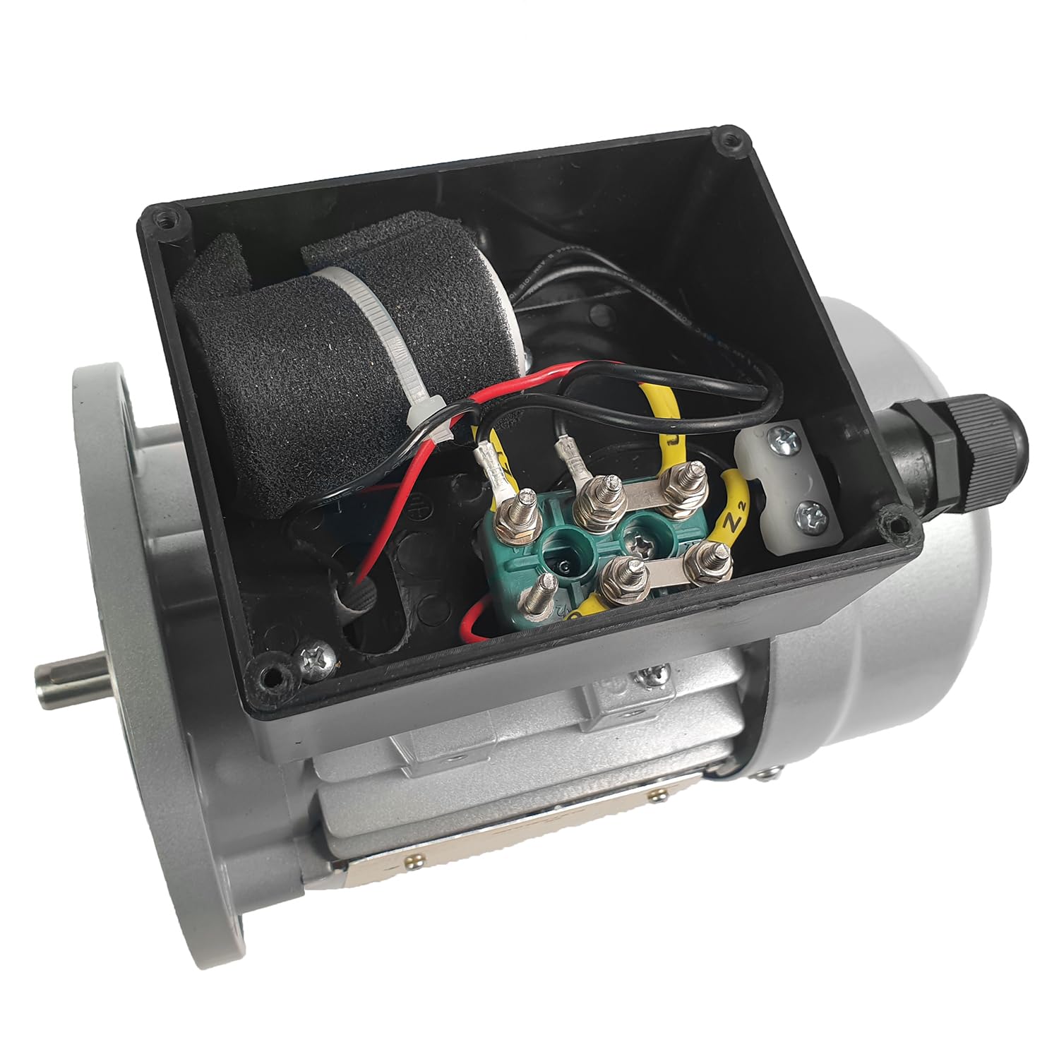 Einphasiger Elektromotor 230 V mit Induktion – 0,25 kW, 0,34 PS, 2800 U/min, B5, MEC 63 – geeignet für Werkstätten, Säulenbohrmaschinen, Förderbänder und andere Maschinen. SAMMA PARTS