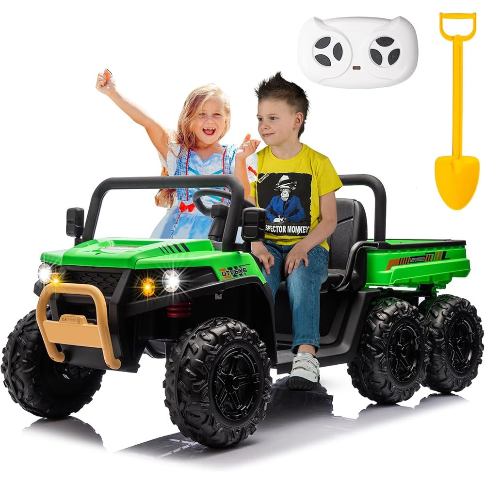 $33/mo - Finance 24V 4WD Side by Side Ride on Truck, Ride on Tractor ...