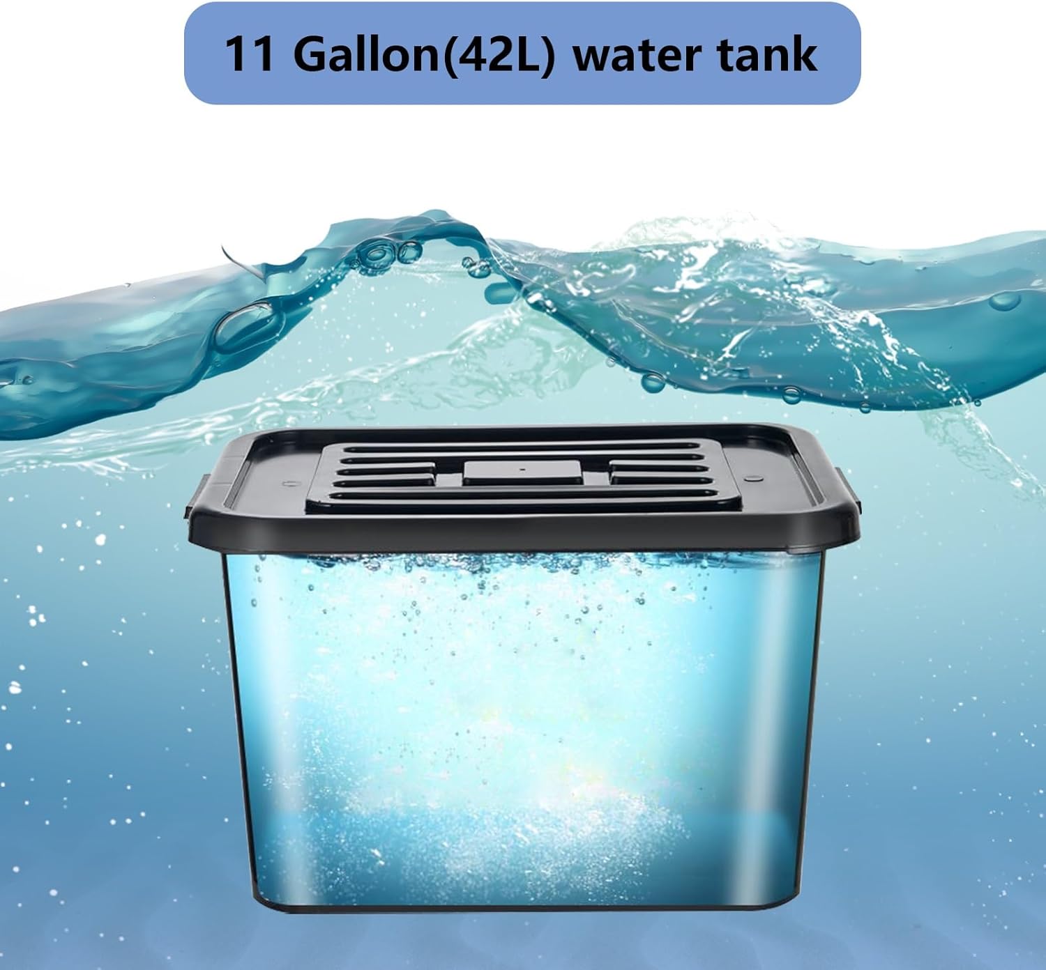 Industrial Grade Misting Fan, 120° Oscillation, 3 Speed Settings, Aluminum Blades - Ideal for Cooling Patio, Garage, Gym, Workshop - Large Pedestal Fan