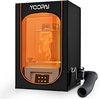 YOOPAI Resin 3D Printer Enclosure with Odor Filter & Ventilation Fan - Dustproof Tent for Elegoo Anycubic Series LCD UV Printers