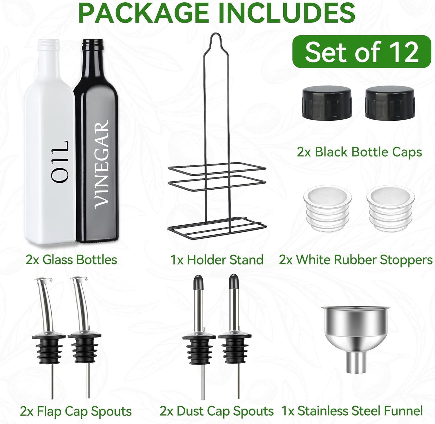 Imagem frontal de embalagem de azeite com fundo branco e detalhes de folhas em tom claro, remetendo a um tema natural ou culinário. Imagem frontal de embalagem de azeite com fundo branco e detalhes de folhas em tom claro, remetendo a um tema natural ou culinário.