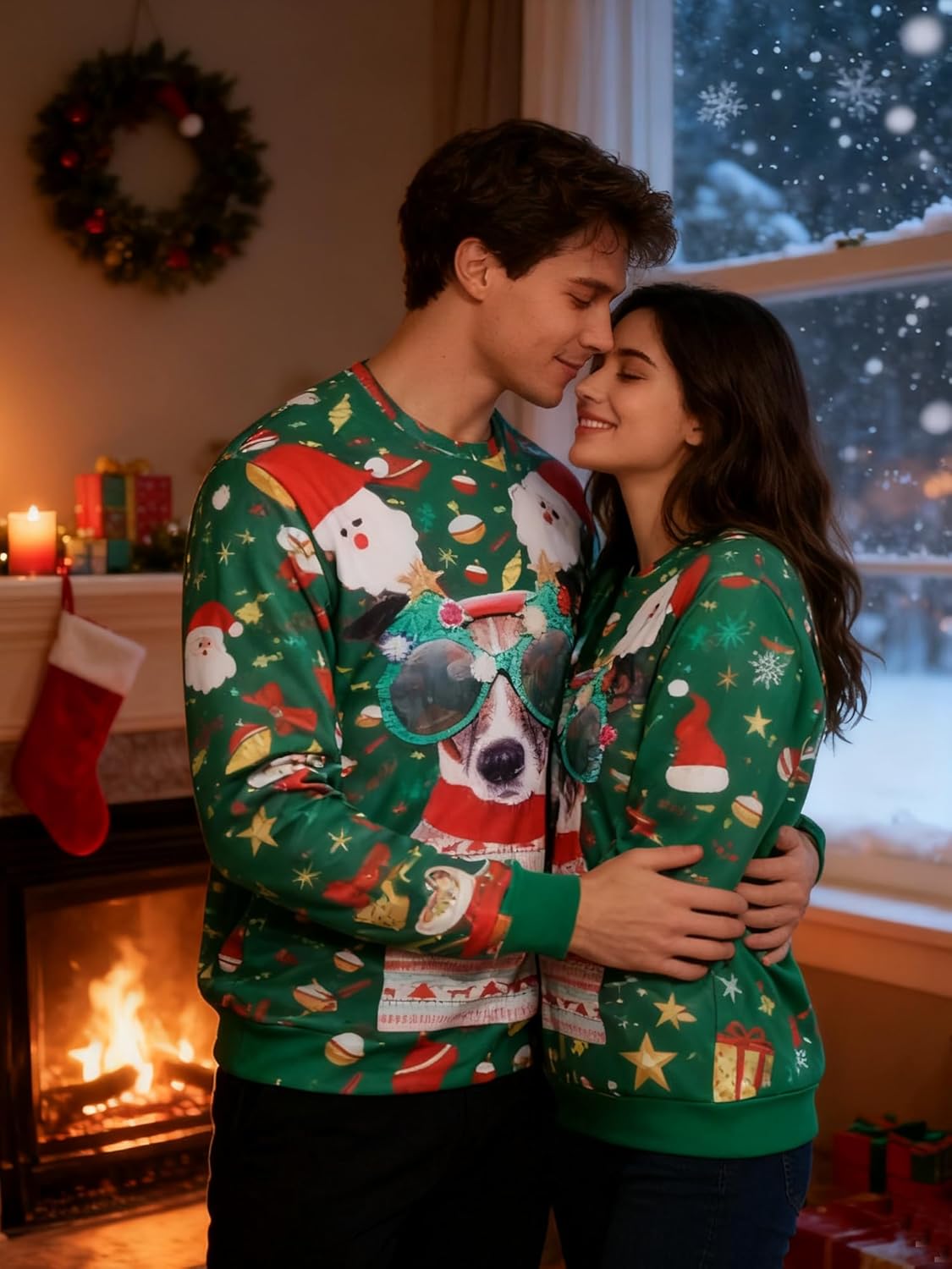 Idgreatim Unisex Ugly Christmas Crewneck Sweatshirt Novelty 3D Graphic Long Sleeve Sweater Shirt - Image 5