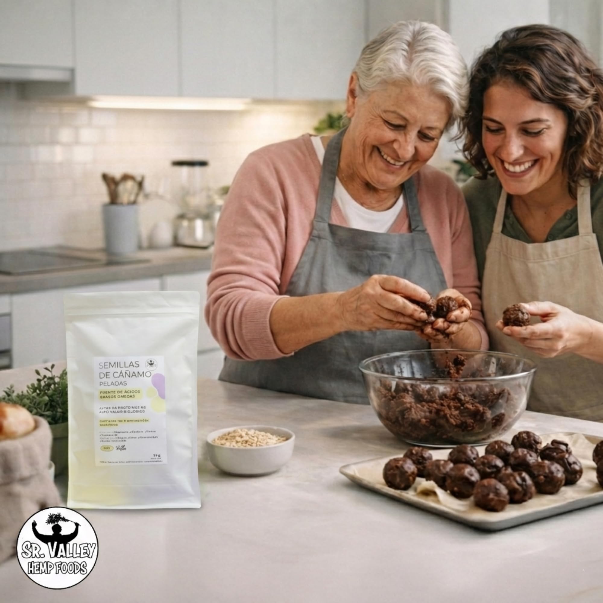 Sr Valley Semillas de Cañamo Peladas 1000 g sin aditivos | Origen España | Semillas 100% naturales, descascaradas y tiernas | Super alimento rico en proteína vegetal y ácidos grasos esenciales