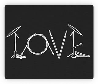 Humorous Percussionist Instrumentalist Drummists Bassist Player Rhythmist Fan Rectangular Mouse Pad 9.3â€³ x 7.8