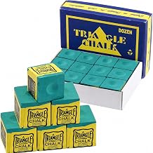 Snooker Chalk 12 Pack Pool Cue Chalk for Billiards and Snooker