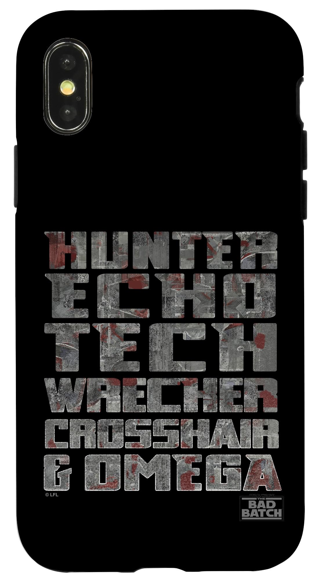 Protéger iPhone XS contre les chutes avec la coque Star Wars Bad Batch - 4