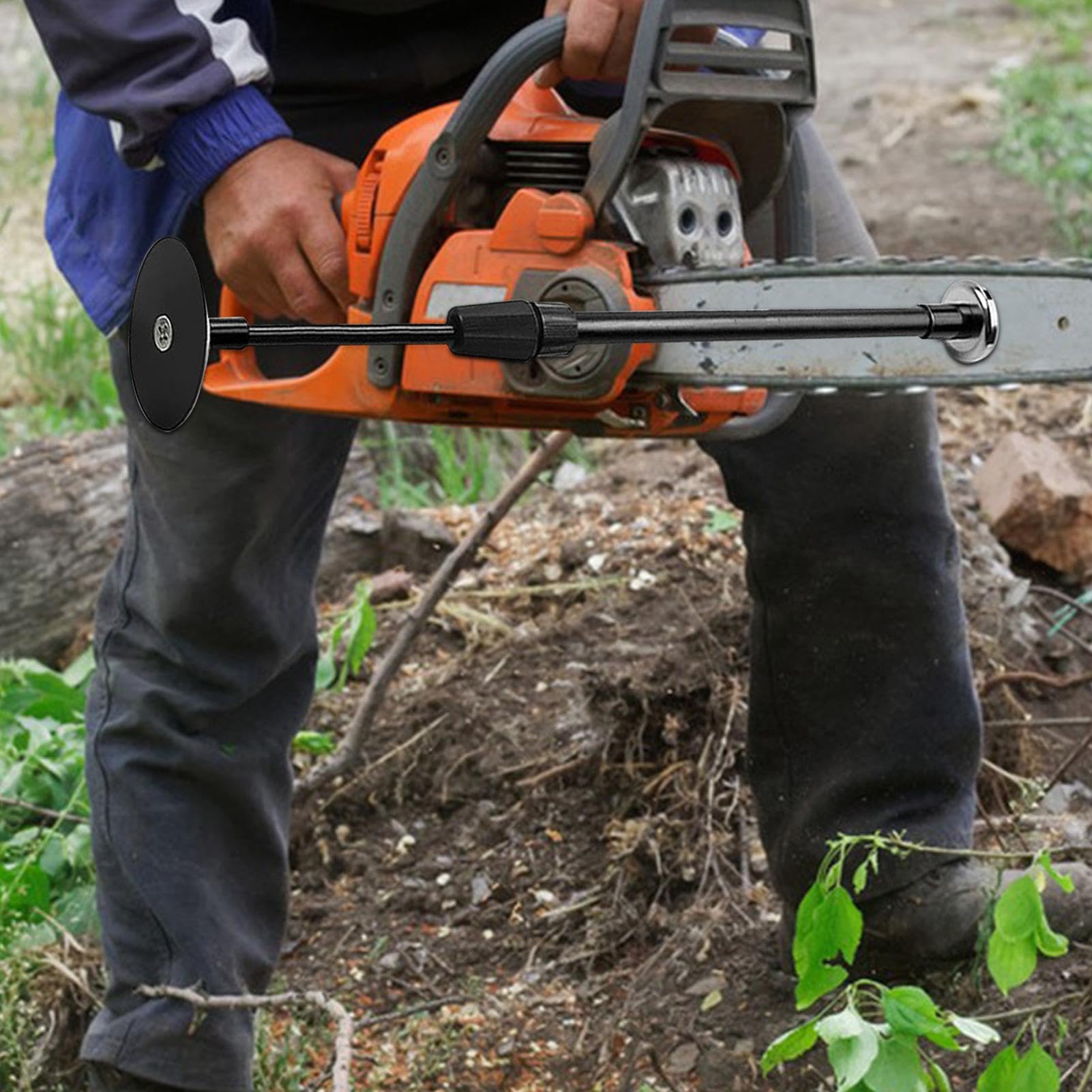 Strumento per misurare la legna da ardere per motosega | Misuratore di legna da ardere regolabile 16-26 pollici, magnetico, robusto