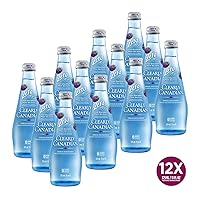 Vista 2 de Clearly Canadian Zero Sugar Forest Blackberry Sparkling Water Beverage, Zero Sugar & Zero Calories, 1 Case (12 Bottles x 325mL)
