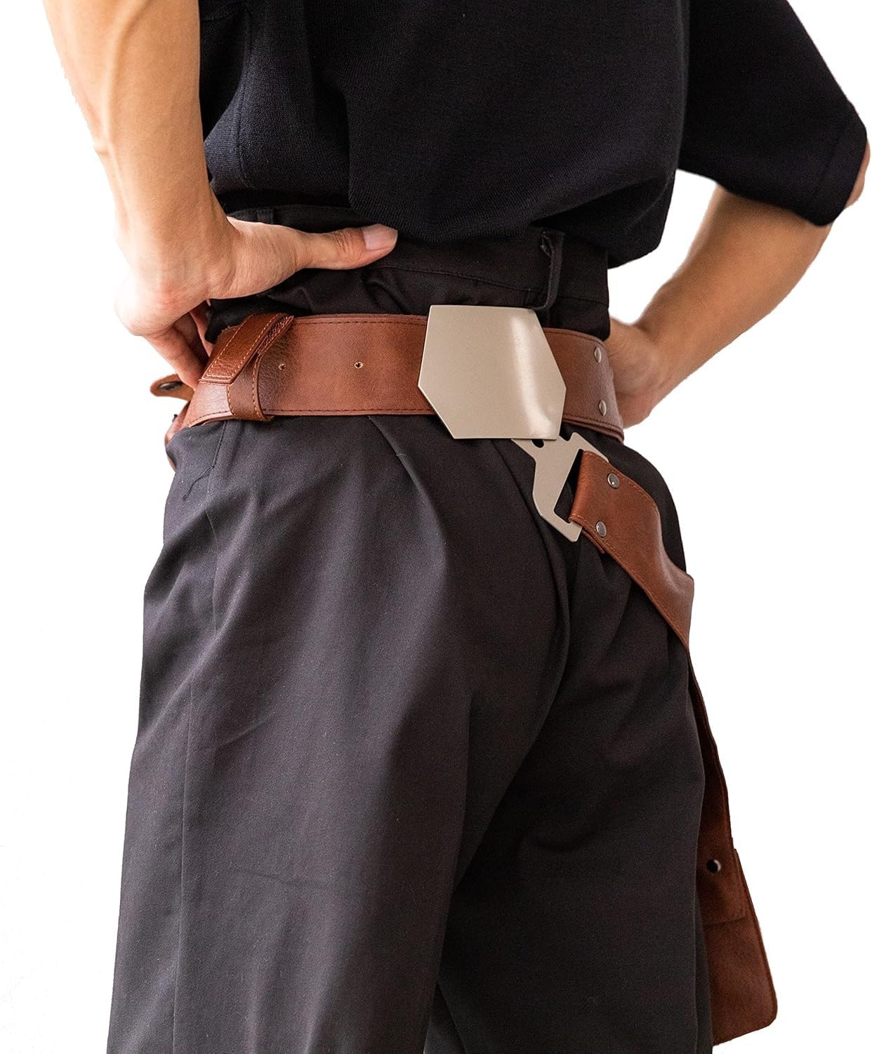 Halloween-Gürtel mit Blaster-Holster, Cosplay-Kostüm, Erwachsene, Herren, Halloween-Requisiten-Zubehör
