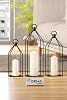 Metal Cage 3’ Set Candle Holder Lantern Decorative Candle Holder Wrought Iron Candlestick