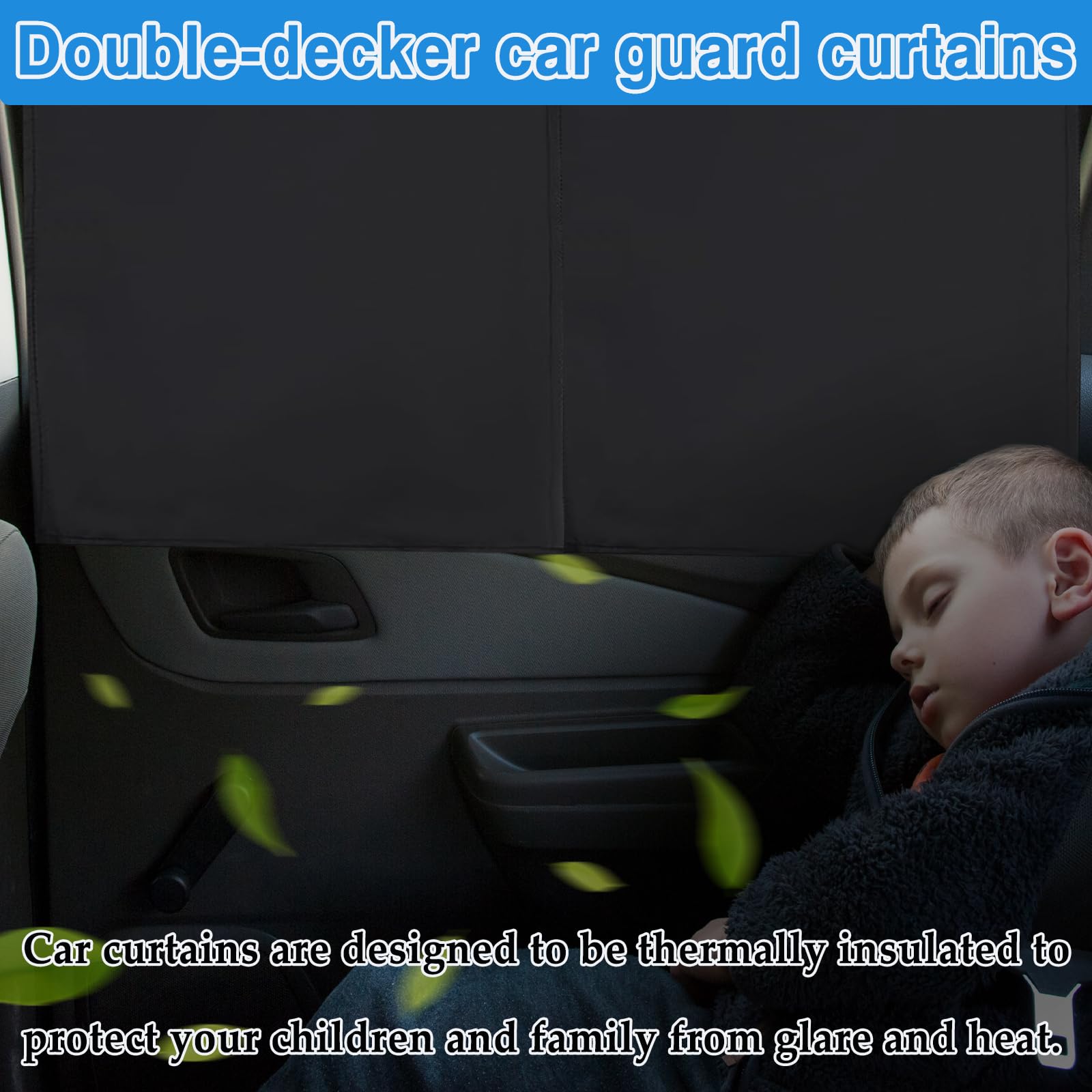 Magnetica Tendine Parasole Auto Bambini 2 Pezzi Tende Oscuranti Vetri Universali Block Raggi UV