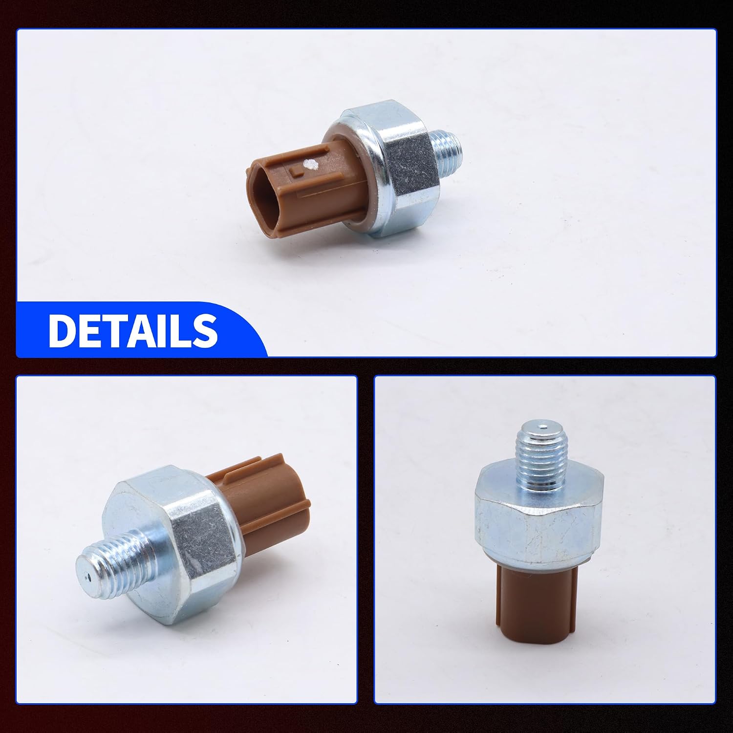 Oil Pressure Sensor Switch 37240-R70-A04 Compatible with 2008 2009 2010 2011 2012 2013 2014 2015 2016 2017 2018 2019 2020 Honda Accord Crosstour Odyssey Passport Pilot Ridgeline Acura