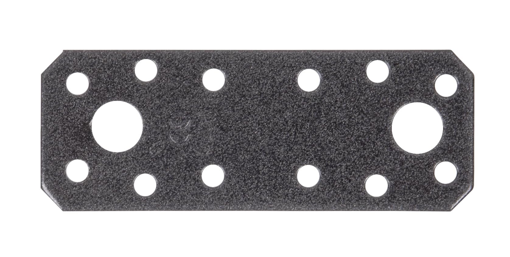 Alberts 822859 DURAVIS® Platine d'assemblage | en noir diamant, à couche duplex | taille 96 x 35 x 2,5 mm | kit de 50