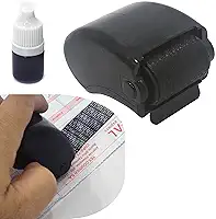 Carimbo de Privacidade para Segurança e Proteção De Dados Roller (preto)