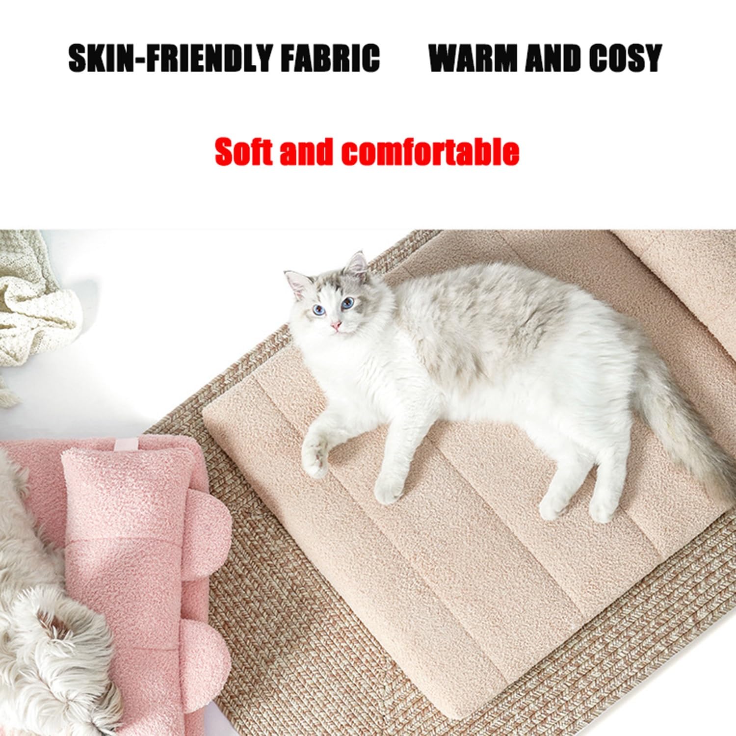 Uspokajająca sofa dla zwierząt domowych, legowisko dla psa S/M/L rozmiar pies, miękkie uspokajające sofy dla kota, uspokajające zwierzę domowe dla kota i psa, można prać w pralce, zabawka uspokajająca