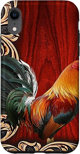 Vista 64 de Funda para iPhone 13 Pro Max Rooster wood - ROOSTER-PC