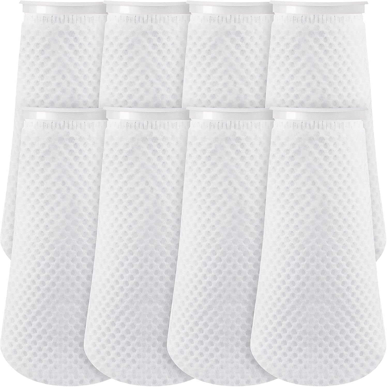 Jecery 8 Pcs Filter Socks 4 Inch 3D Design