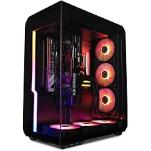 XOTICPC Xhuttle Project Zero Stealth Extreme Gaming Desktop, AMD Ryzen 7 9700X 3.8GHz 5.5GHz Turbo, RTX 5070 Ti 16GB, 2TB NVMe SSD, 32GB RAM, 750W Gold PSU, Win 11