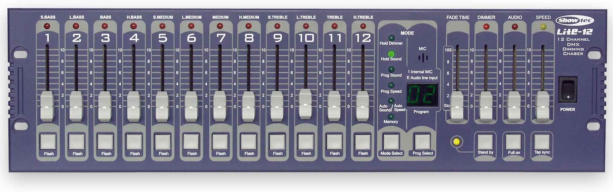 Showtec Lite-12 12CH. Programmable DMX Controller