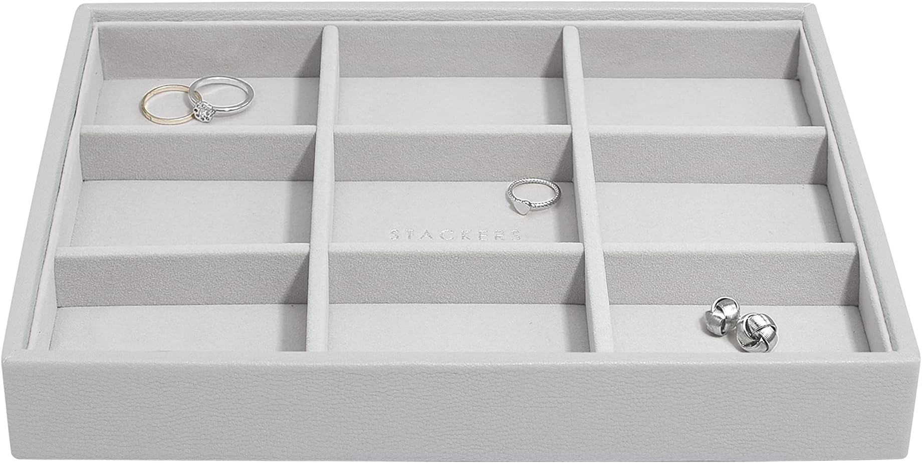 Stackers Pebble Grey Classic Statement Earring Jewellery Layer