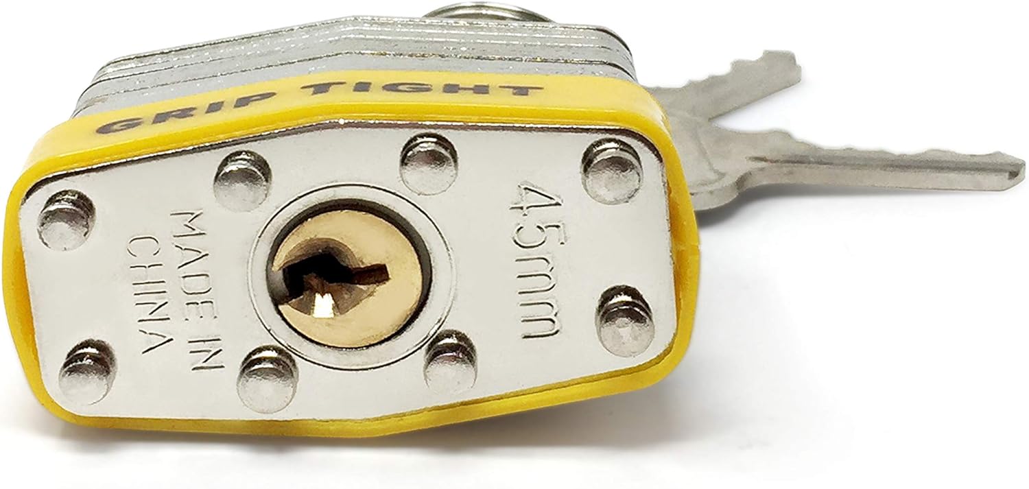 Grip Tight Tools Laminated Padlock, 1-3/4-Inch - - 