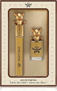 MCM Fragrance Collection Mighty Bear Eau de Parfum Duo Gift Set - Mini Spray 0.34 Fl. Oz. and Travel Spray 0.5 Fl. Oz.