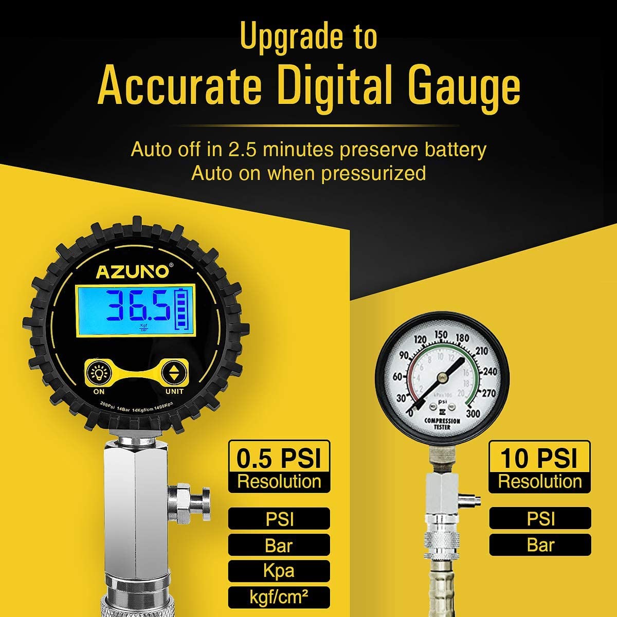 AZUNO Compression Tester Automotive