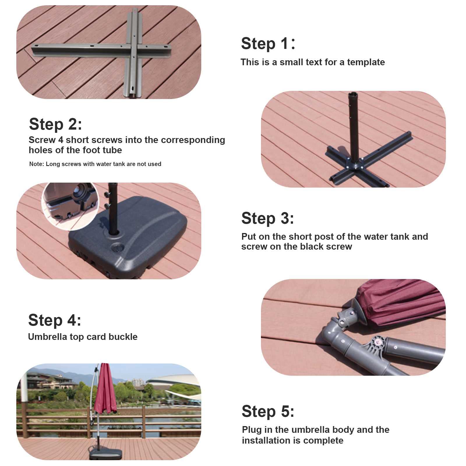 CLSDRZC 2,7M Outdoor Patio Sun Shade, duży ogród parasol w aluminiowym parasolu baldachim solidny ochronę UV na plażę/basen/patio/namiot schronienia na świeżym powietrzu