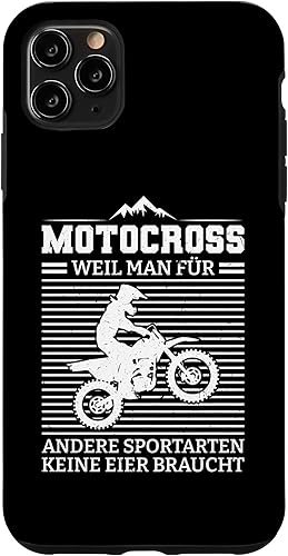 Vista 4 de Funda para iPhone 12 mini motocross weil man für andere sportarten biker