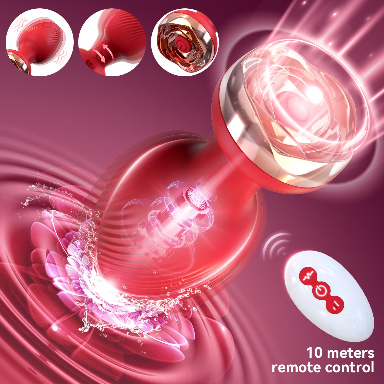 Plug Anale-dilatatore Donna Sexytoysys Uomo Sex Toys Coppia Vibratoreper Uomo Professionale Dildo Anale Vibratore Toys Sessuali per Uomini Anello Vibrante per il pene con 10 Modalità, A2026011205