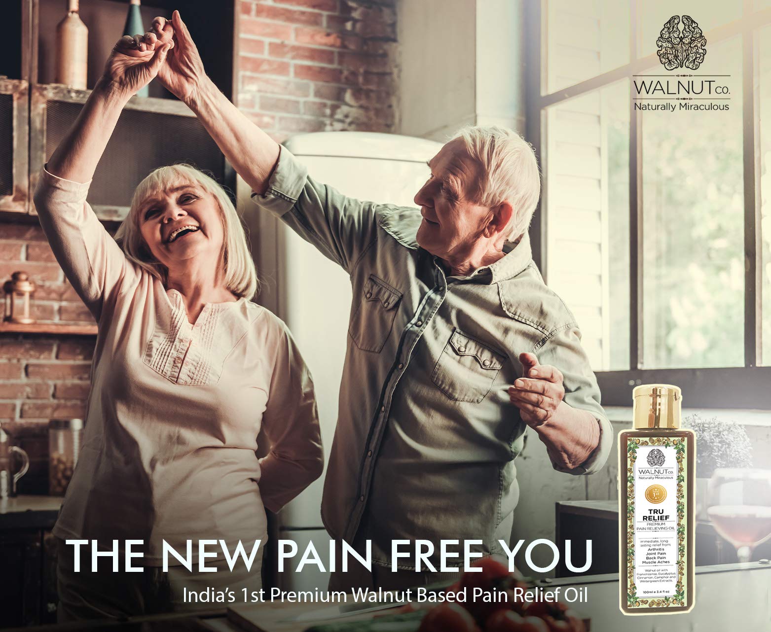WALNUT co Tru Relief Pain Oil India’s 1st Premium Walnut Based