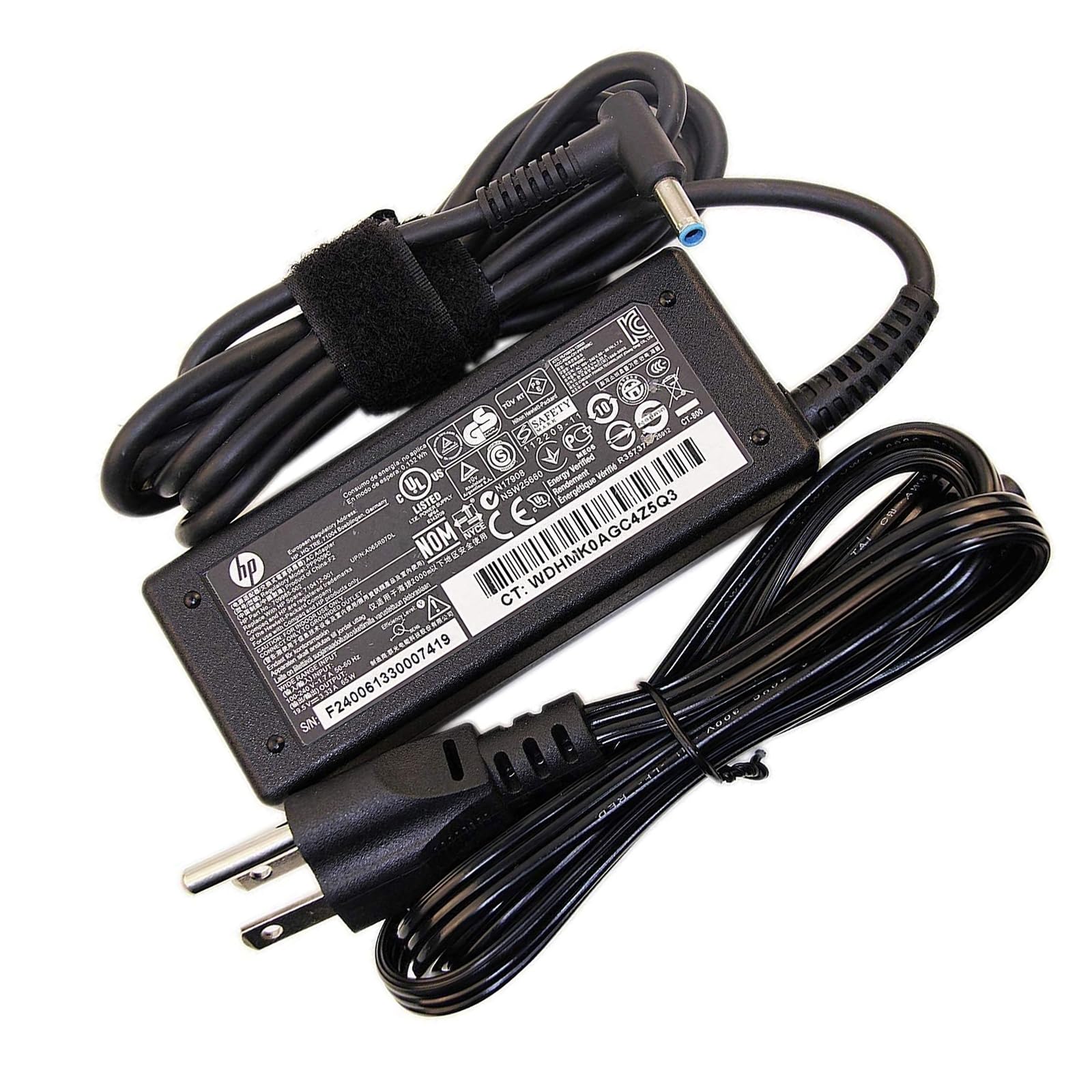 65W 45W AC Charger Compatible with HP Elitebook Series Probook 430 440 450 455 470 640 650 G3 G4 G5 G6 G7 G8 PPP009A 19.5V 3.33A Laptop Power Adapter Cord