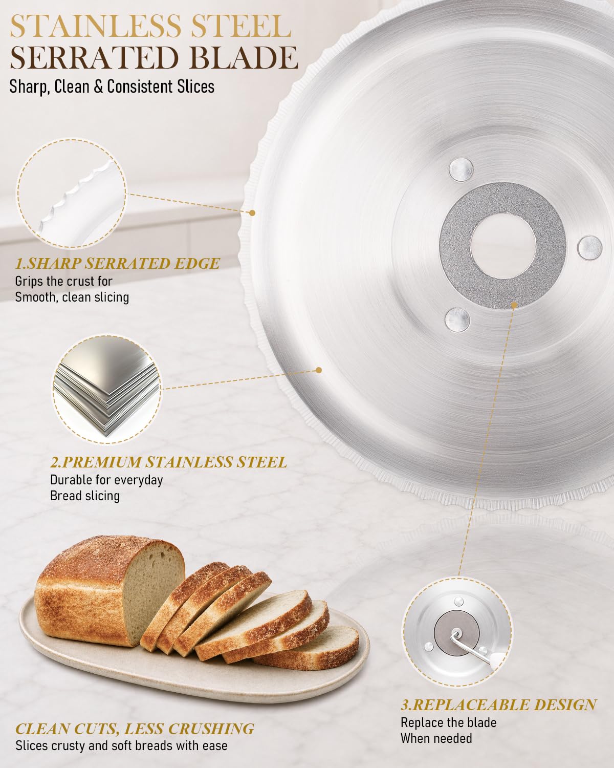 Manual Bread Slicer - Vintage Style -8