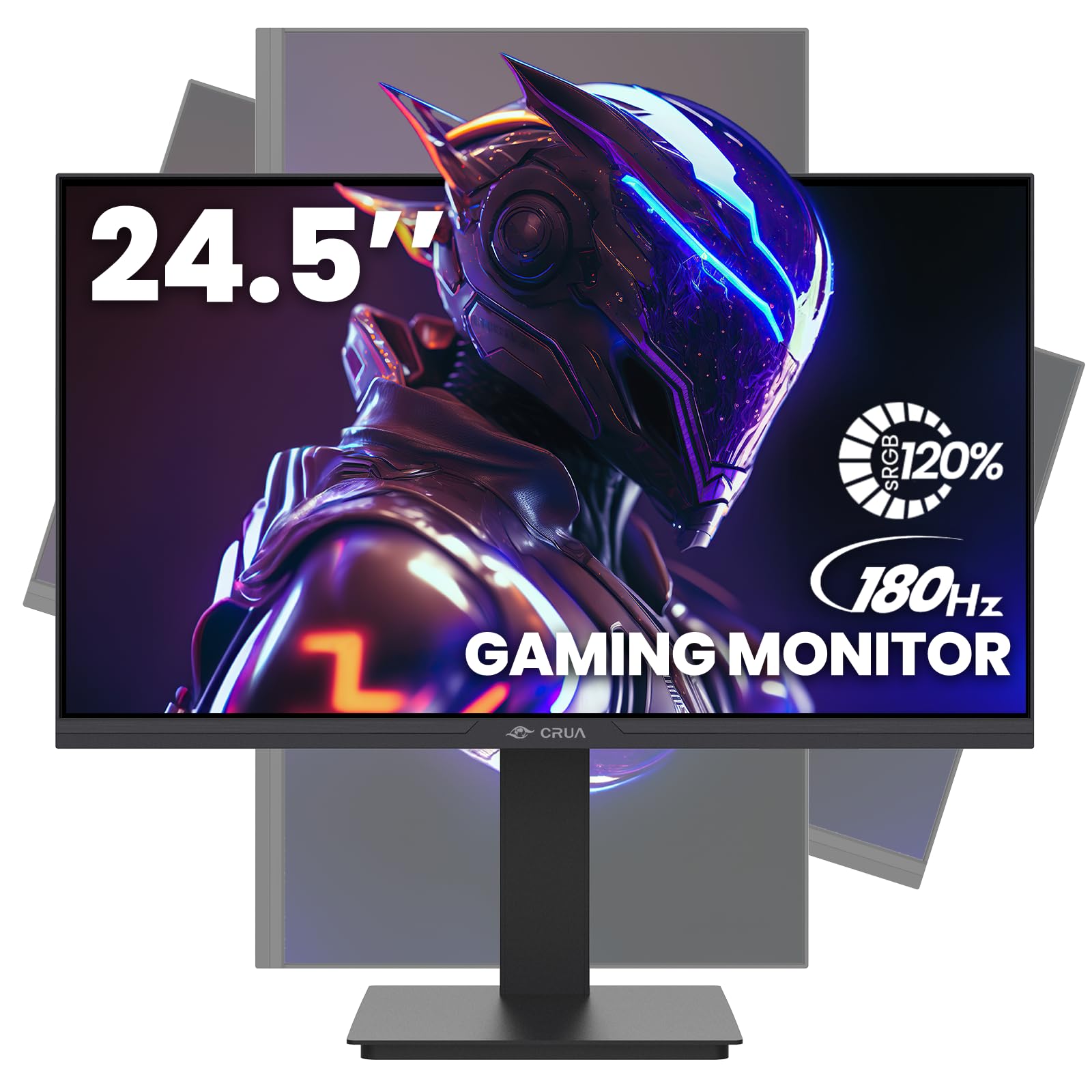 美品　CRUA ゲーミングモニター 24.5インチ 180Hz フルHD Amazon.co.jp: CRUA ゲーミングモニター 24.5インチ PC モニター 180Hz