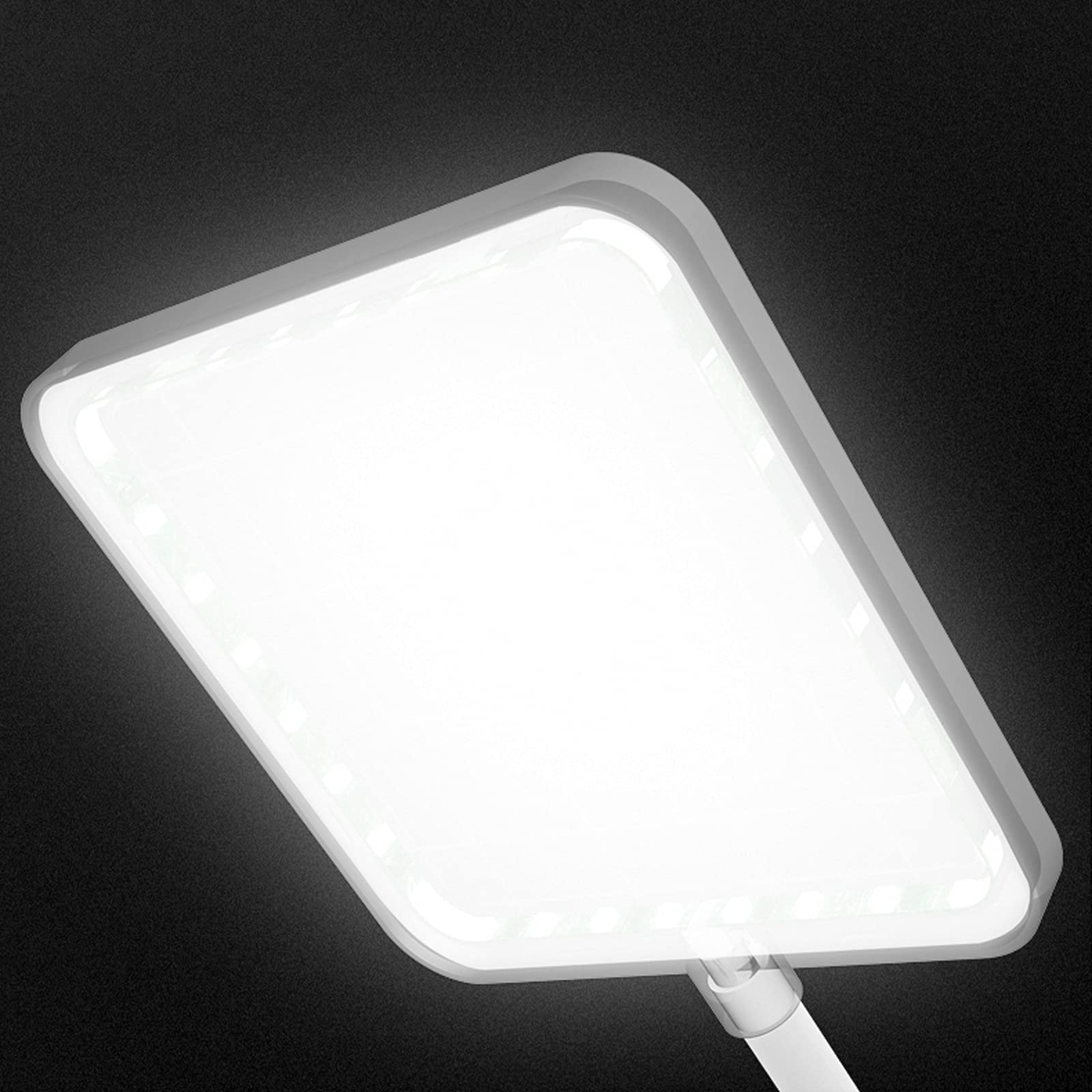 lampa biurkowa wielofunkcyjna lampa biurkowa LED ładowanie/wtyczka dwufunkcyjna lampa chroniąca oczy 5W możliwość przyciemniania sterowanie dotykowe lampka do czytania z uchwytem na długopis stojak na