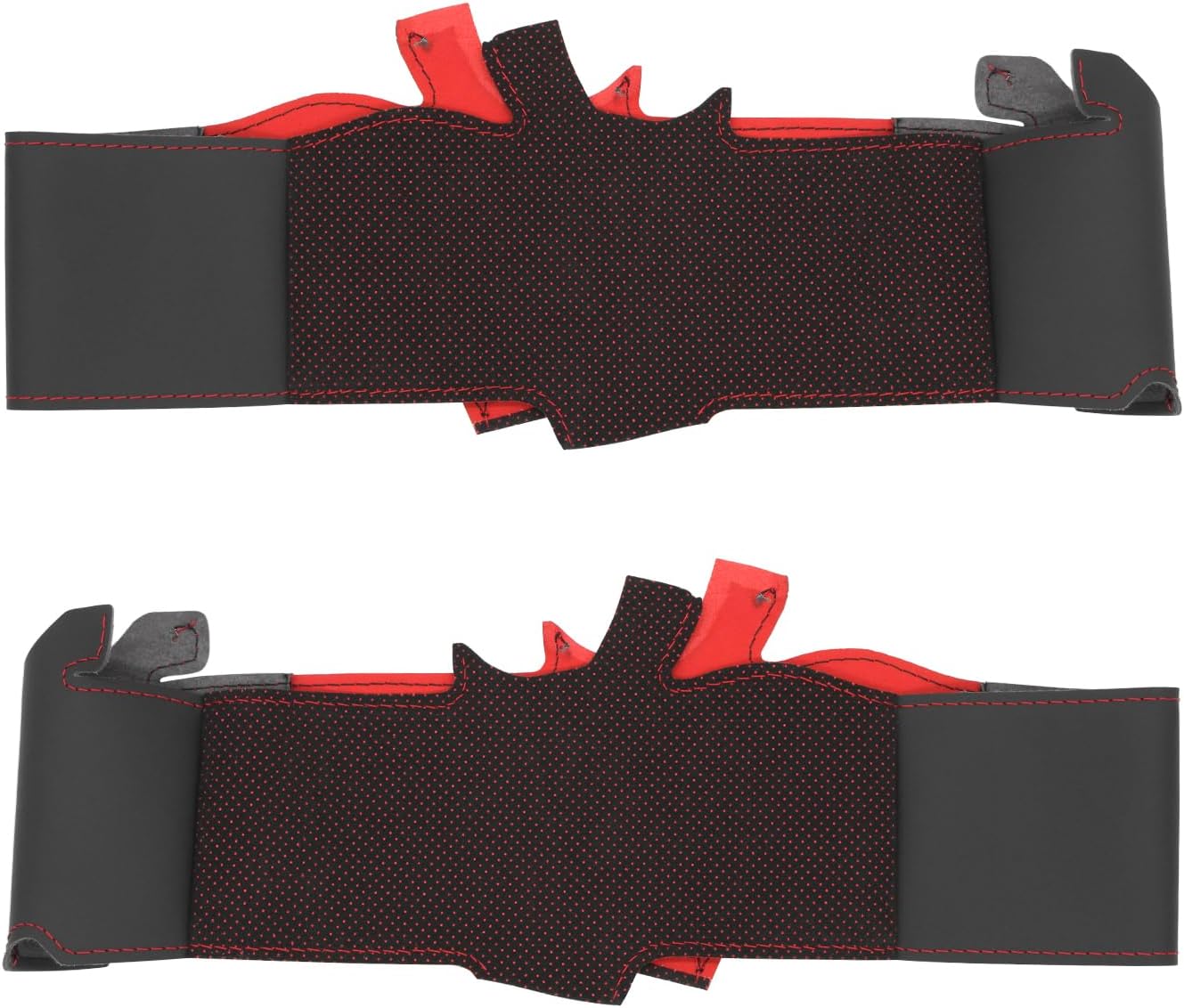 MEWANT Hand Stitched Steering Wheel Cover Wrap for BMW 1 Series E81 E82 E87 E88 2008-2012/3 Series E90 E91 E92 E93 2006-2011 Steering Wheel Accessories