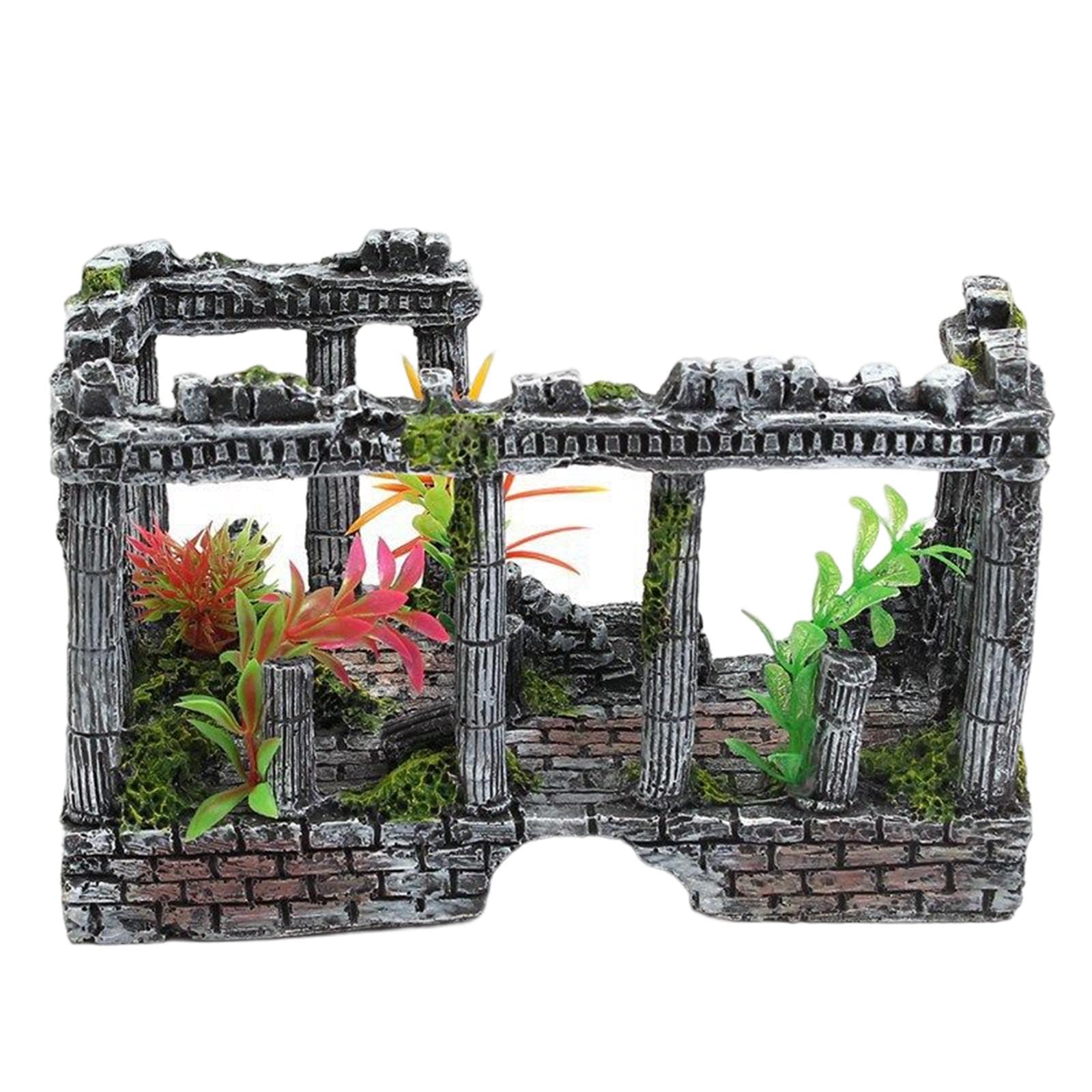 Acquario Romano Colonna Rovine Fish Tank Ornamento Artigianato Decor Home Office