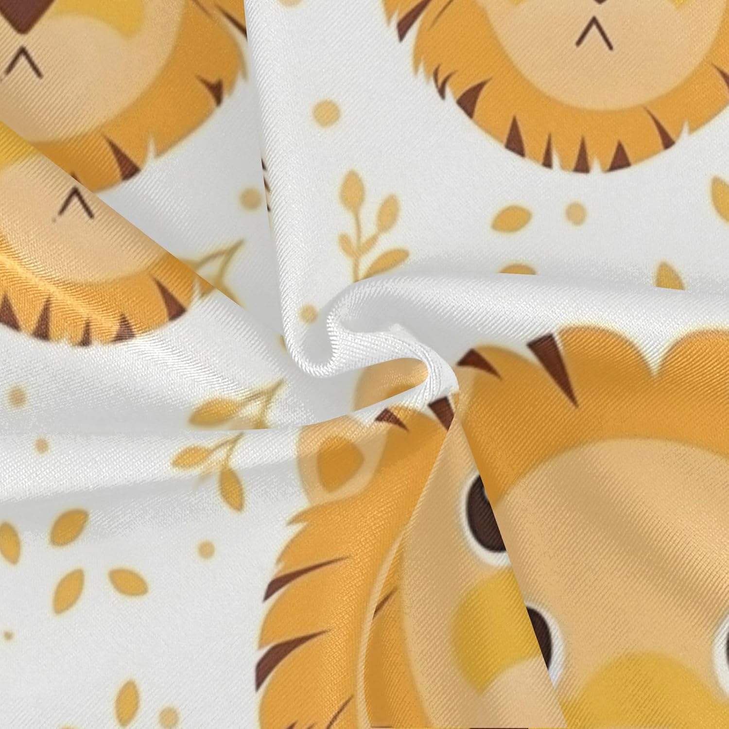 visesunny Girls One Piece Swimsuits Ruffle Swimwear Weak Hearted Lion Cartoon Bathing Suits for Girls 3-6Y