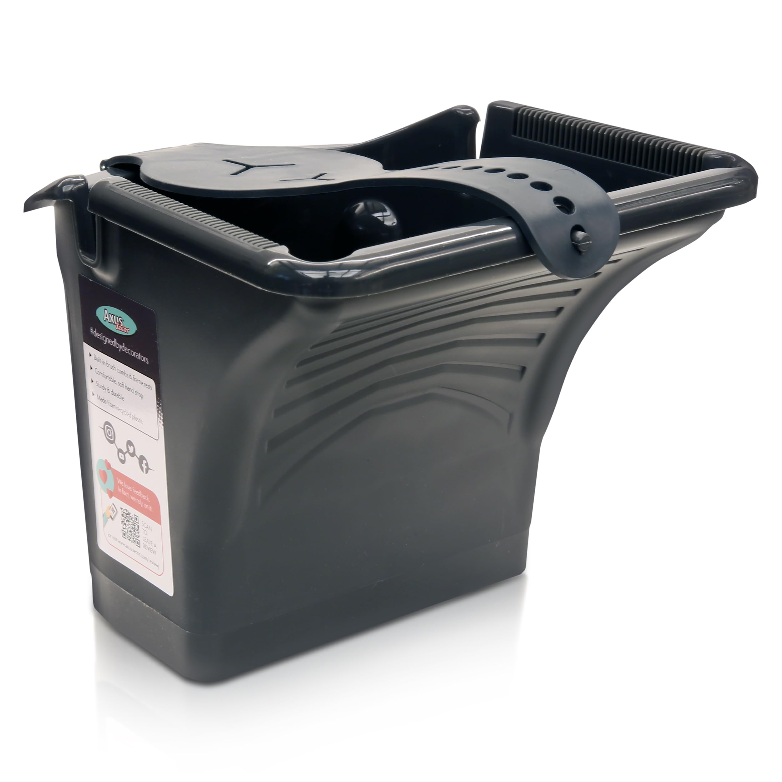Axus Decor Captain Chunk Paint Kettle for Rollers up to 5 inches (onyx series)