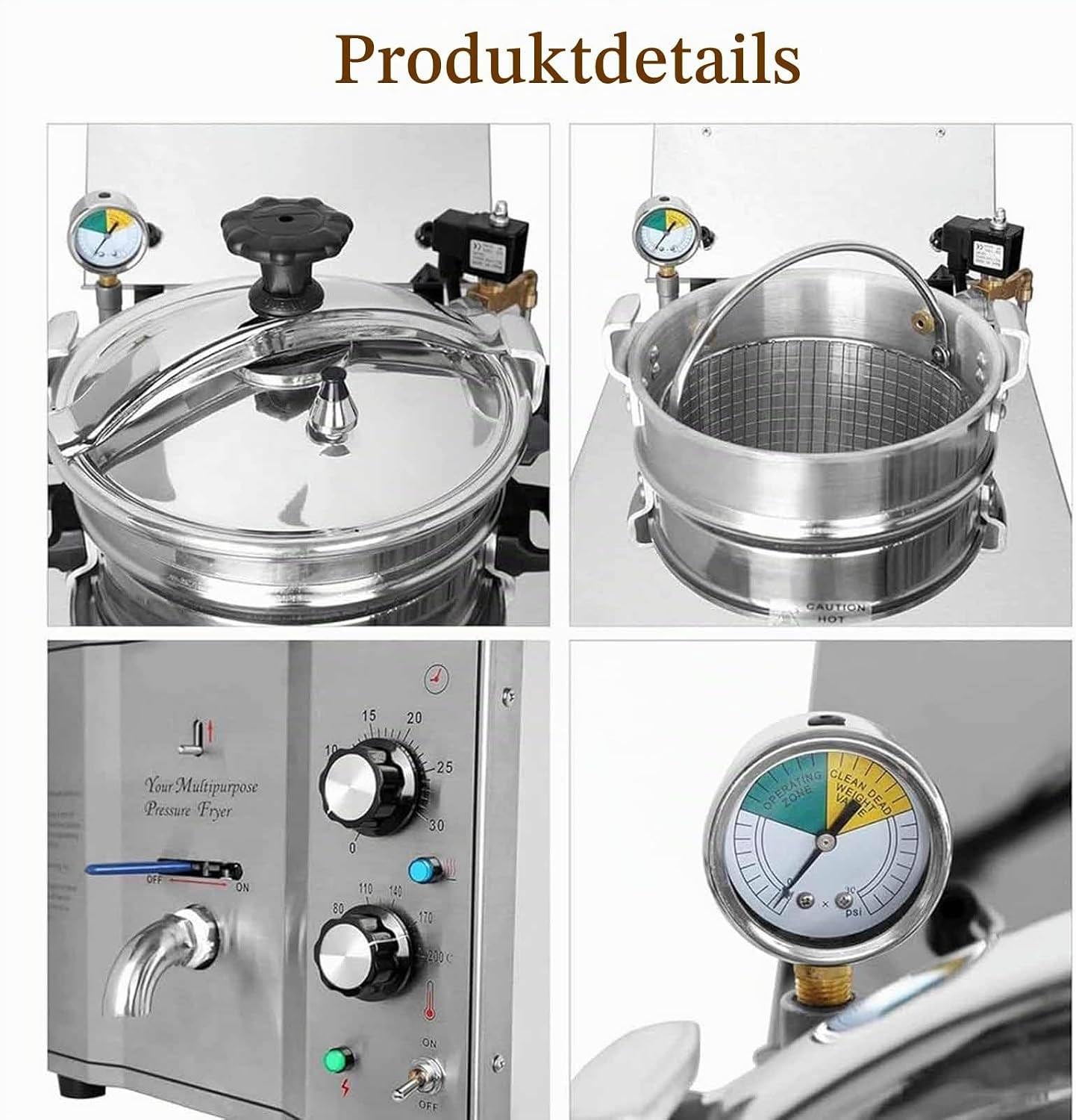 Máquina Profesional Freidora De Sobremesa