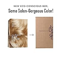 Vista 2 de Madison Reed - Kit de tinte radiante para el cabello, tinte permanente para el cabello, cobertura de canas superior, sin amoníaco, rubio Amalfi