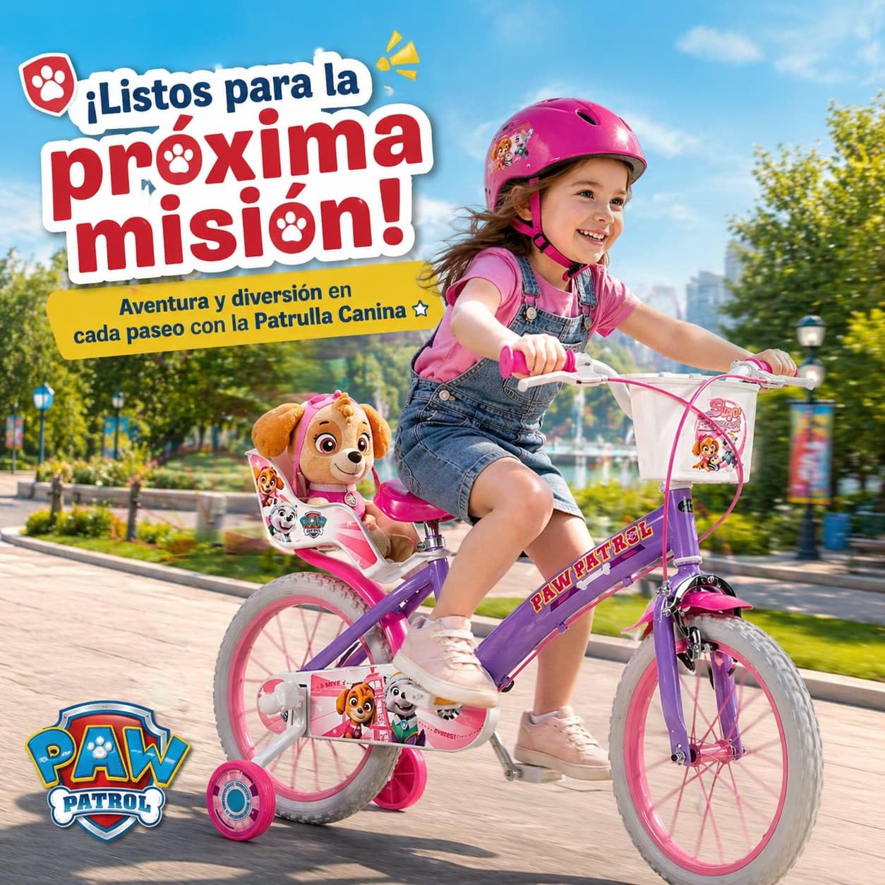 TOIMSA Bicicleta 16" Paw Patrol Niña