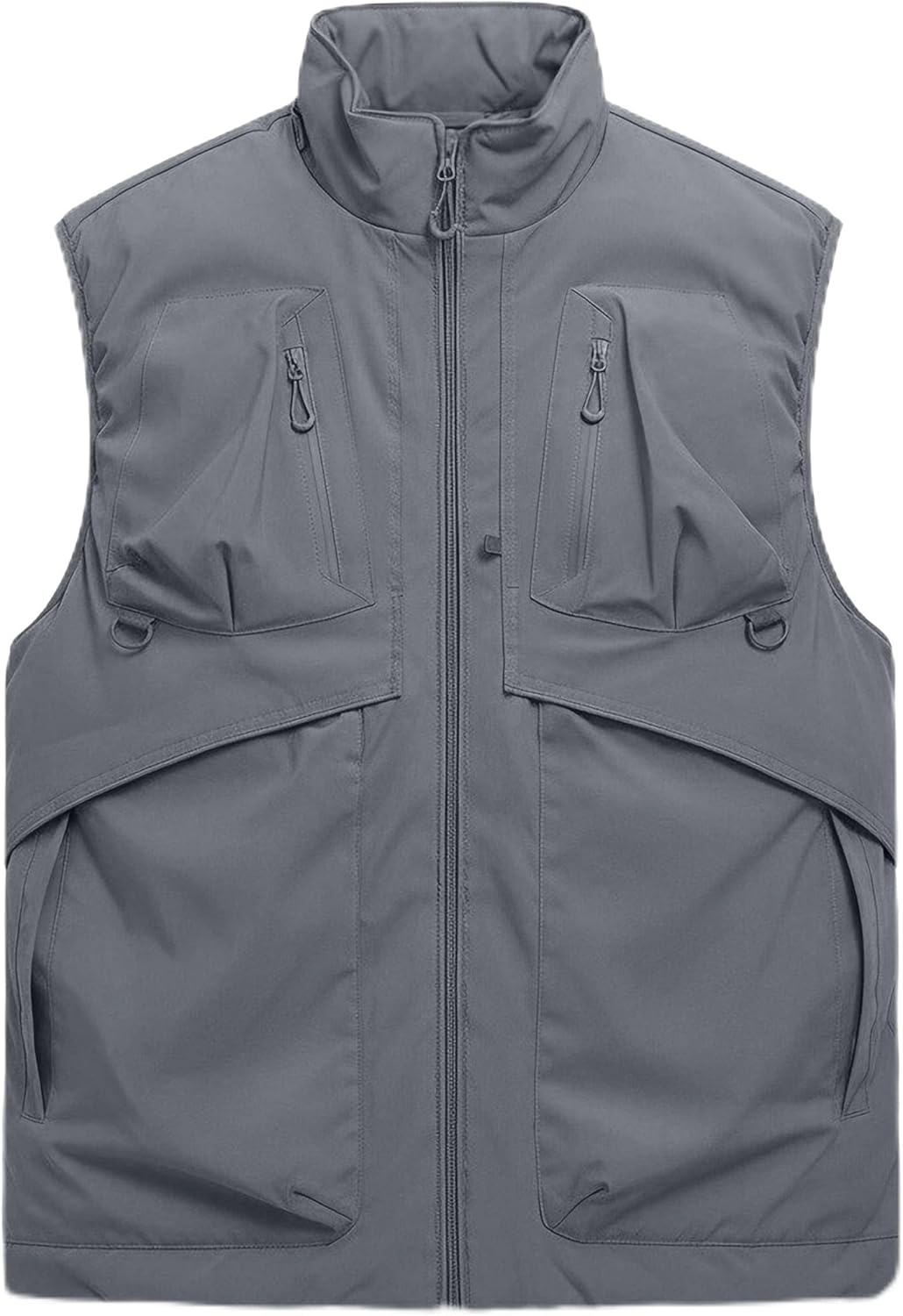 Men's Outerwear Vests Winter Vest Warm Water-Resistant Fleece Lined Mock-Neck Casual Outdoor Sleeveless Jacket