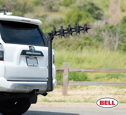 Miniatura 8 de BELL Hitchbiker 450 - Soporte para 4 bicicletas con estabilidad, color negro